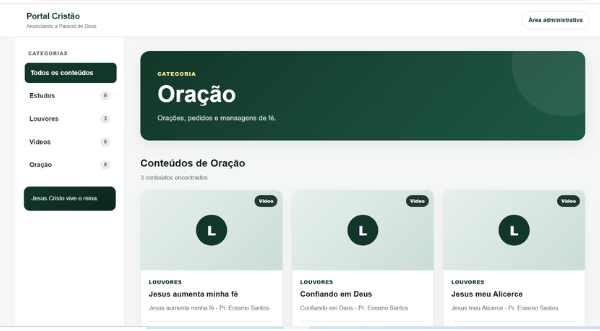 CRISTÃO DIGITAL — UMA PLATAFORMA PARA CONECTAR FÉ E TECNOLOGIA