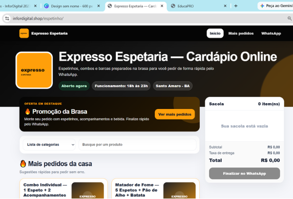 ESPETINHO DIGITAL — MODERNIZE SEU NEGÓCIO DE CHURRASQUINHO