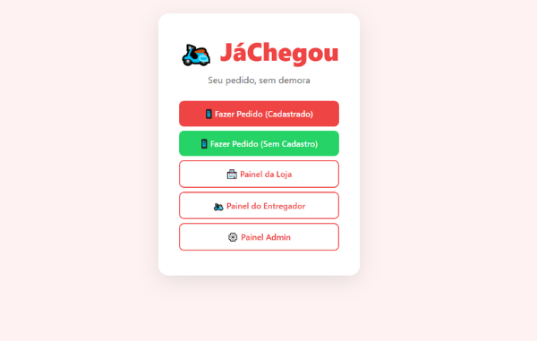 JÁCHEGOU — SEU PRÓPRIO SISTEMA DE DELIVERY