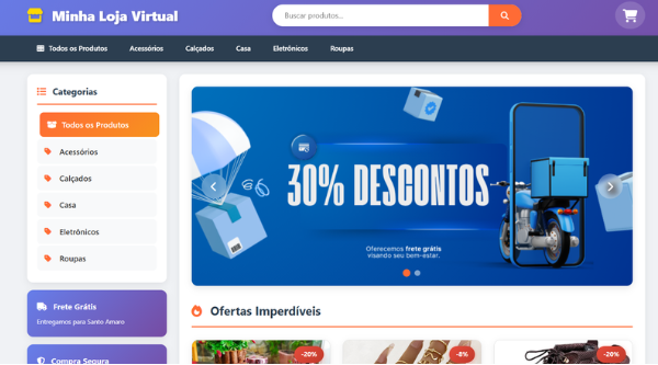 LOJA VIRTUAL — VENDA SEUS PRODUTOS PELA INTERNET