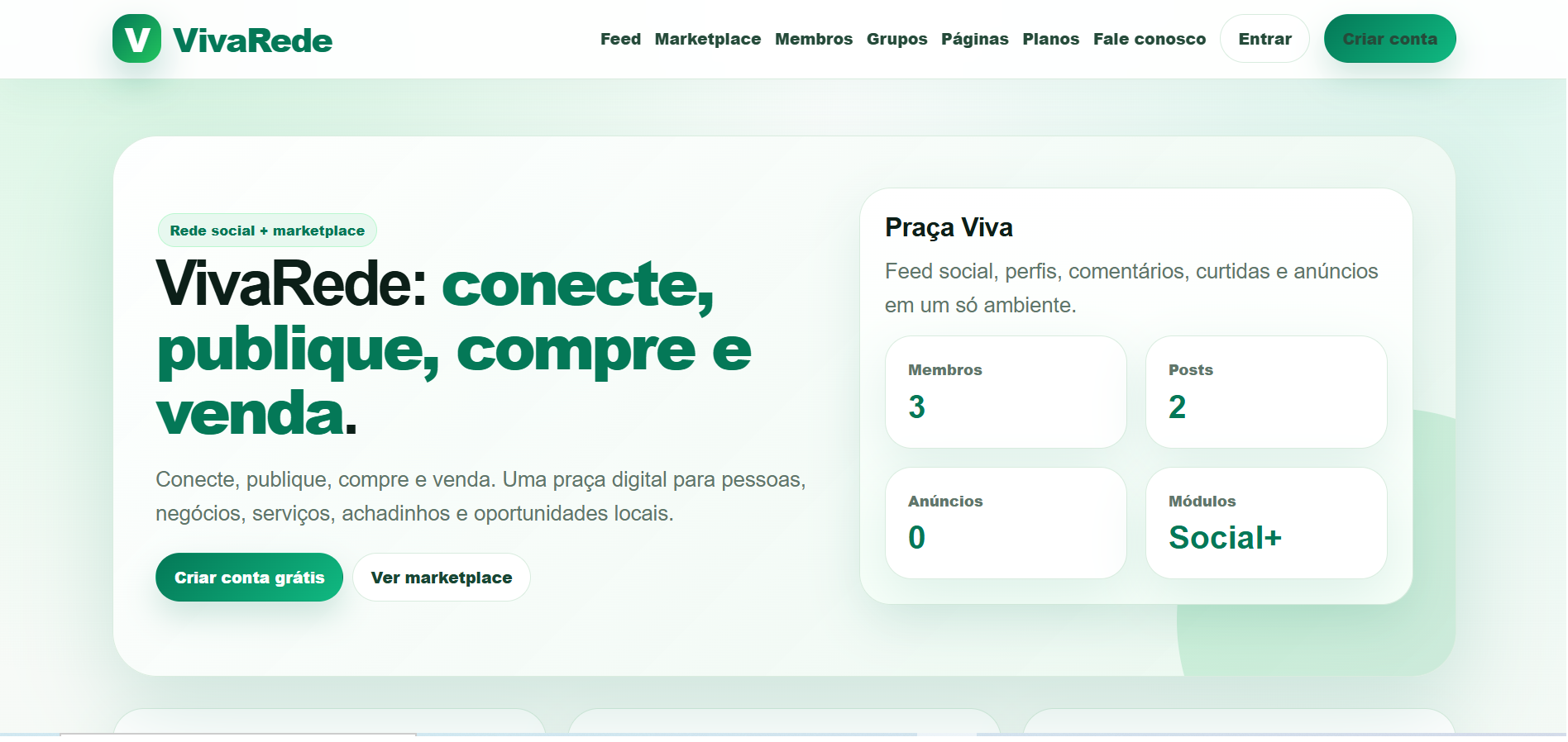 VivaRede - conecte, publique, compre e venda.